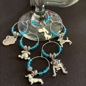 Handmade Wine Glass Charms, identifiers